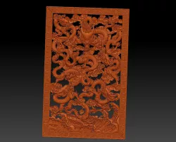 Dragons 3D model