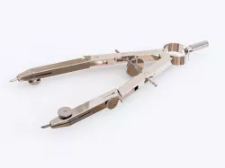 Drawing Compass Instrument 3D model