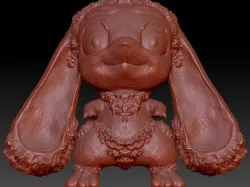 Fantasy Bunny 3D print model