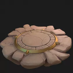 Fantasy platform 3D model