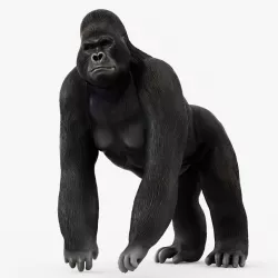 Figurine Gorilla 3D model
