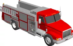 Fire Truck 3D model
