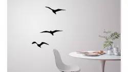Flying birds for wall decoration  3D print model