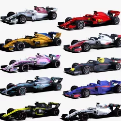 Formula 1 2018 Cars 3D model