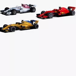 Formula 1 2018 cars Pack 1 3D model