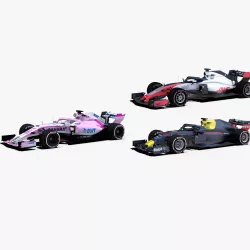 Formula 1 2018 cars Pack 2 3D model