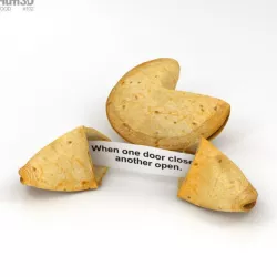 Fortune Cookie 3D model
