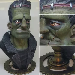 Frankie Bust 3D print model