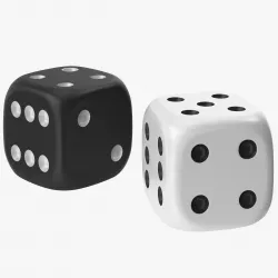 Game Dice 3D model