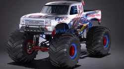 Generic Monster Truck 3D model