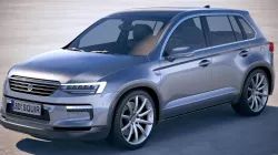 Generic SUV crossover 2018 3D model
