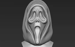 Ghostface from Scream bust 3D printing ready stl obj formats 3D print model