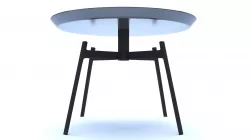Glass coffee table - Husk BeB Italia 3D model