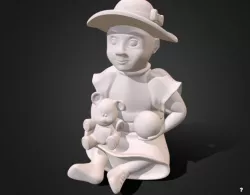 gnome baby 3D print model