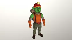 Gnome Low-poly  3D model