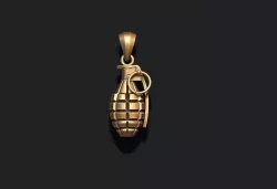 Grenade pendant 3d 3D print model