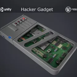 Hacker Gadget Low-poly  3D model