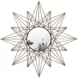 Hair Geometric Sunburst Wall Mounted Mirror W000330644 3D model