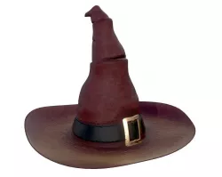 halloween witch hat 3D model