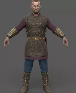 Harald - Viking - Lowpoly Stylized Low-poly  3D model