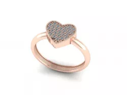 Heart Ring 3D print model