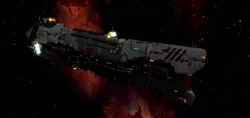 Homeworld - Vaygr Battle Cruiser Low-poly  3D model