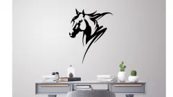 Horse head wall decoration 3D print model