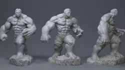 Hulk bruce banner 3D print model
