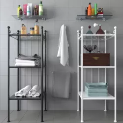 IKEA RONNSKAR rack with decor 3D model