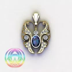 jewelry sterling fashion jewel silver jewellery 3D print model