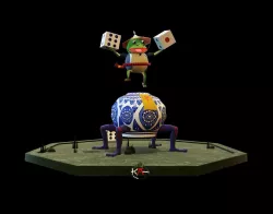 Jikikaeru -Onmyoji Arena Low-poly  3D model