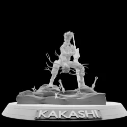 Kakashi Hatake character anime 3D print model