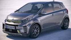 Kia Picanto X-line 2018 3D model