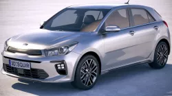 Kia Rio GT Line 2018 3D model