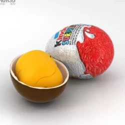 Kinder Surprise 3D model