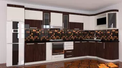 Kitchen Modern Furniture Seyran Low-poly  3D model