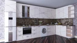 Kitchen Modern Furniture Wemsi Cizgili Low-poly  3D model