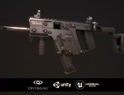 Kriss Vector Low-poly  3D model