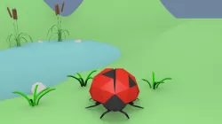 Ladybug Low-Poly Low-poly  3D model