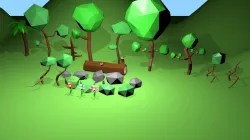 Landscape Pack Low-poly  3D model
