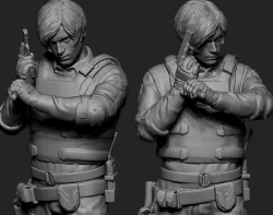 Leon Kennedy 3D print model