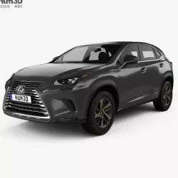 Lexus NX hybrid 2017 3D model