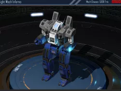 Light Mech Inferno Low-poly  3D model
