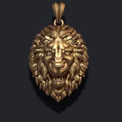 lion pendant new  3D print model