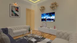 Living room 04 vray clear scene 3D model 3D model