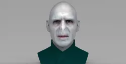 Lord Voldemort bust ready for full color 3D printing 3D print model