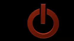 Low poly on and off symbol 3 Low-poly  3D model