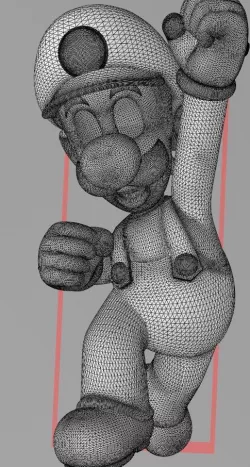 LUIGI - SUPER MARIO 3D PRINT 3D print model