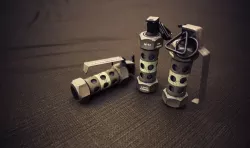 M84 Stun grenade Flashbang Low-poly  3D model