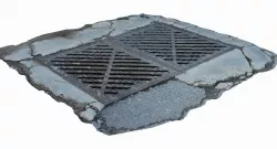 Manhole Cover Low-poly  3D model